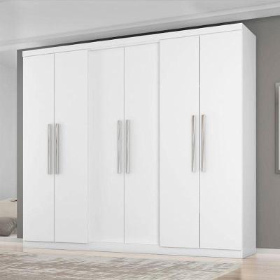 Guarda Roupa Casal Ambiente Prime 6000 Branco - Araplac