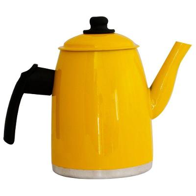 Bule Amarelo Resistente Gulê Em Alumínio 1,85 Litros