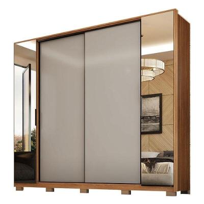 Guarda Roupa Casal Laredo Amêndola Touch Nude Prime Flex Com Pés - Demartez
