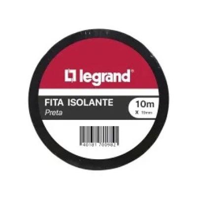Fita Isolante 10 Metros 19mm Classe C Pvc Antichamas Preta L