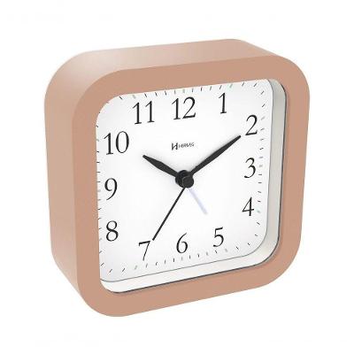 Relógio Despertador Herweg Quartz Sem Tic Tac Pinus 2645-324 único