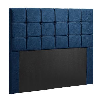 Cabeceira Cama Box Queen 1,60 Julia Azul Shop Das Cabeceiras Azul