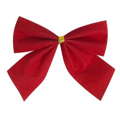 Kit 12 Laços Veludo Lacinhos Vermelho Decoração árvore Natal