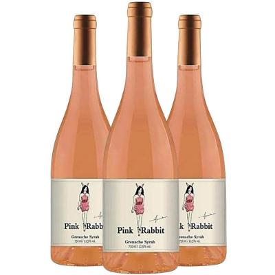 Vinho Rosé Pink Rabbit 750Ml (3 Unidades)