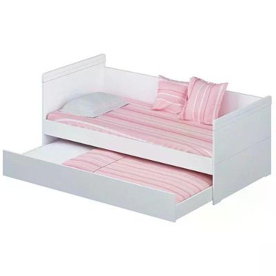 Cama Babá Nuth Com Auxiliar Branco Fosco - Reller Móveis Branco Fosco