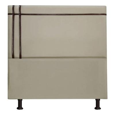 Cabeceira Royal 160cm Suede Fita Shop Das Cabeceiras Bege