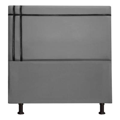 Cabeceira Royal 140cm Suede Fita Shop Das Cabeceiras Chumbo