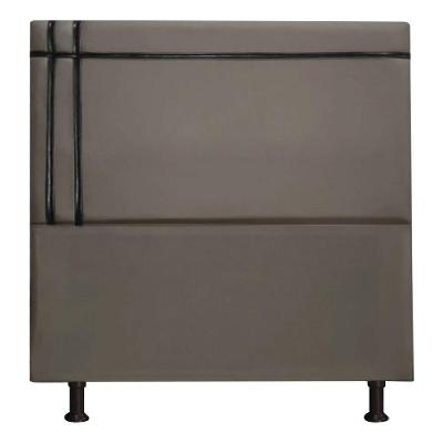 Cabeceira Royal 140cm Suede Fita Shop Das Cabeceiras Castor