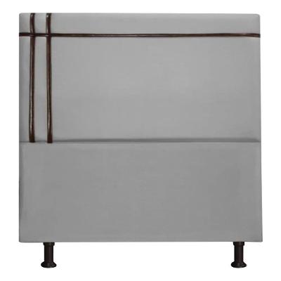 Cabeceira Royal 195cm Linho Fita Shop Das Cabeceiras Grafite