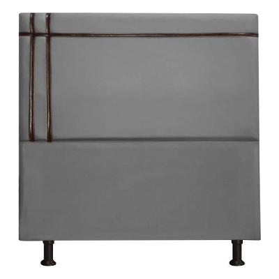 Cabeceira Royal 140cm Suede Fita Shop Das Cabeceiras Chumbo