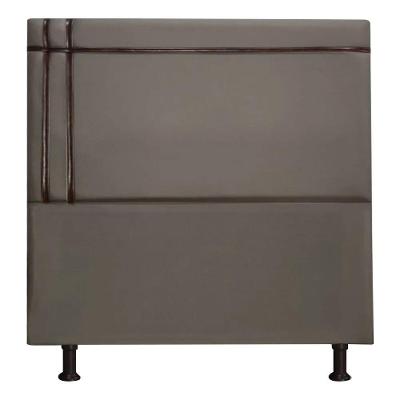 Cabeceira Royal 140cm Suede Fita Shop Das Cabeceiras Castor