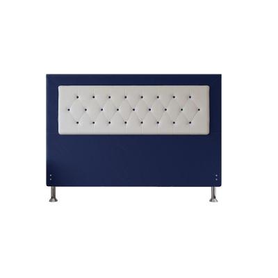 Cabeceira Havana 1,95 Cm Cama Box King Suede Azul Marinho