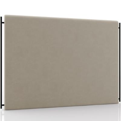 Cabeceira Cama Box Casal 140cm Estofada Goya P05 Suede Bege - Lyam Decor