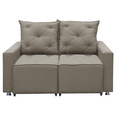 Sofá Retrátil 2 Lugares Bariloche 1.60cm Shop Das Cabeceiras Carvalho