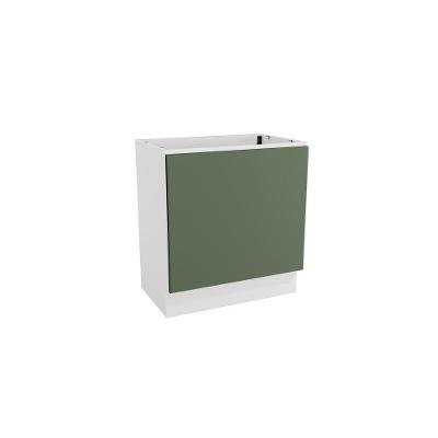 Balcão Para Forno De Embutir Celeste Kappesberg 100% Mdf Branco/verde 80cm