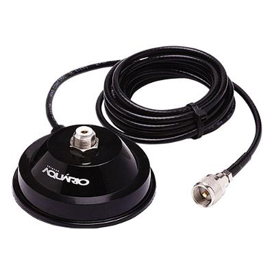 Suporte Magnetico Para Antena Movel Aquario M-700k Base Magnetica Com Cabo Rg058 De 4 Metros