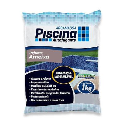 Rejunte Piscina Impermeável Cor Ameixa 1kg