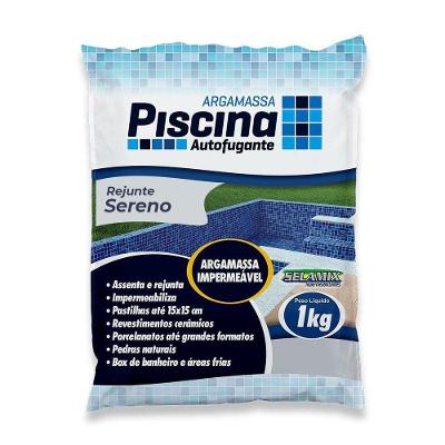 Rejunte Piscina Impermeável Cor Sereno 1kg