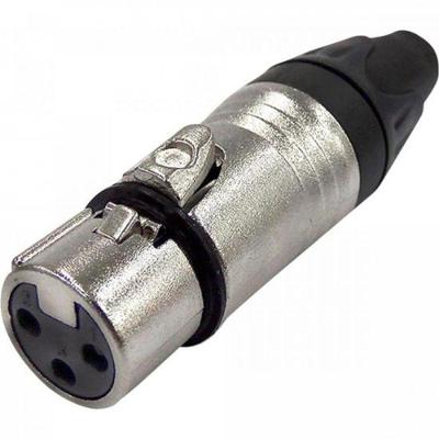 Conector Cannon Fêmea 3 Polos Metal Jccn0017 Storm - Pct - 10