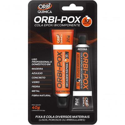 Adesivo Epoxi Orbiepoxi Orbi Quimica Bisnaga 2x20g