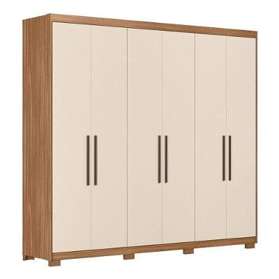 Guarda Roupa Casal Venice 62480pe Amendola Off White Com Pés - Demóbile