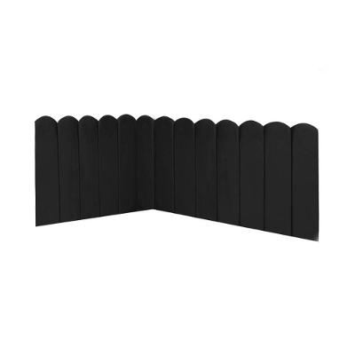Cabeceira Painel Cama Casal Box Nuvem Suede Sandy 140 Cm Cor:preto