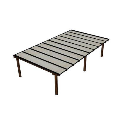 Kit Policarbonato Branco 6mm 7,00m X 6,00m - Perfis Naturais