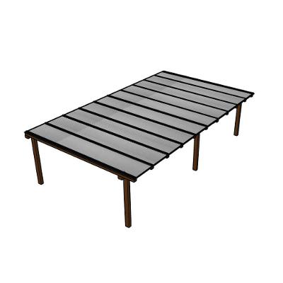 Kit Policarbonato Cinza Refletivo 6mm 7,00m X 6,00m - Perfis Naturais