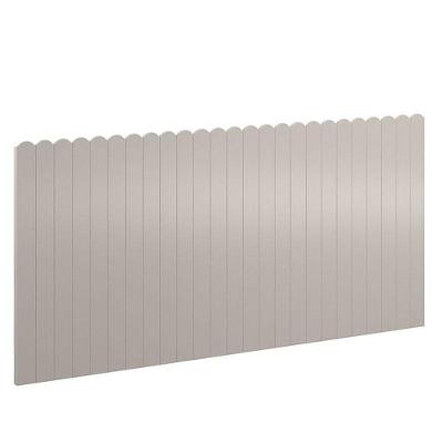 Painel Decorativo Farm 225x109x37 Cm Cinza - Matic