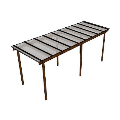 Kit Policarbonato Branco Refletivo 6mm 6,00m X 2,00m - Perfis Naturais