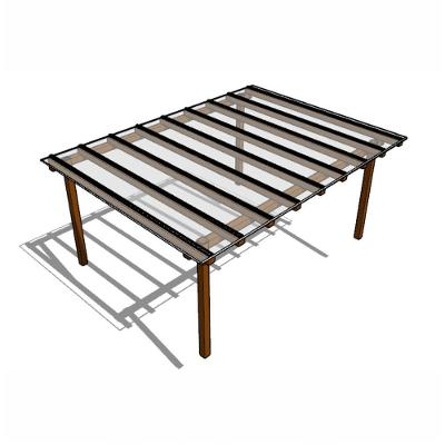 Kit Policarbonato Compacto Cristal 3mm 4,00m X 3,00m - Perfis Naturais