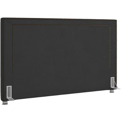 Cabeceira Cama Box Casal 195 Cm P05 Berlim Veludo Preto - Lyam