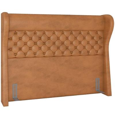 Cabeceira Cama Box Queen 160 Cm P05 Madrid Couríssimo Whisky - Lyam Decor
