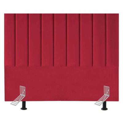 Cabeceira Cama Casal Queen Size 160 Cm Eloá Suede E Frame vermelho