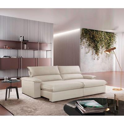 Sofá Filadélfia Linho 02 Módulos 100cm B25cm Meu Sofá Online A302 Linho Branco