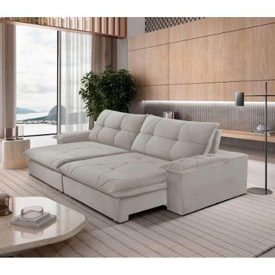 Sofá Gaia Veludo 02 Módulos 90 Cm B25cm Meu Sofá Online B026 Veludo Prata