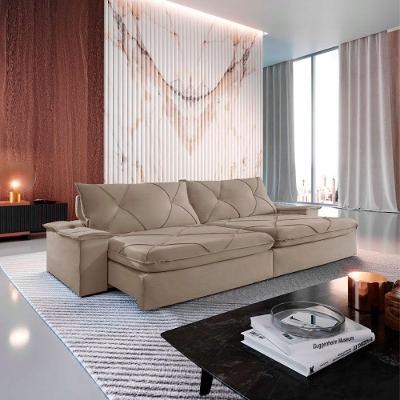 Sofá Apollo Veludo 02 Módulos 90 Cm B25cm Meu Sofá Online B002 Veludo Capuccino