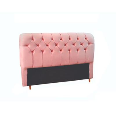Cabeceira Roma Capitonê Casal 138 Cm Suede Meu Sofá Online Rosa