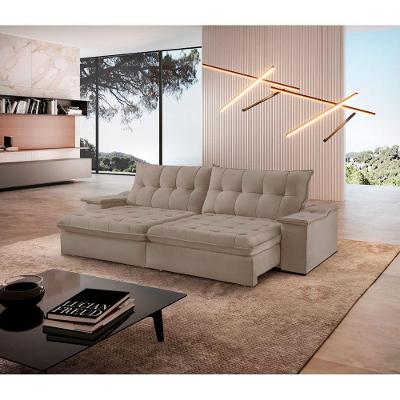 Sofá Lua Veludo 02 Módulos 90 Cm B25cm Meu Sofá Online B002 Veludo Capuccino