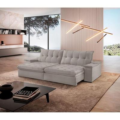 Sofá Lua Veludo 02 Módulos 80 Cm B25cm Meu Sofá Online B026 Veludo Prata