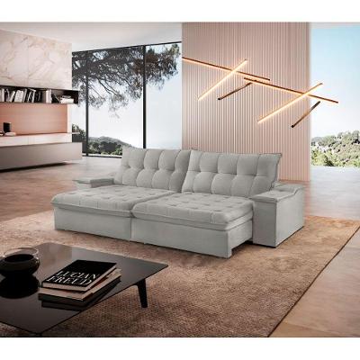Sofá Lua Linho 02 Módulos 120 Cm B25cm Meu Sofá Online A230 Linho Cinza