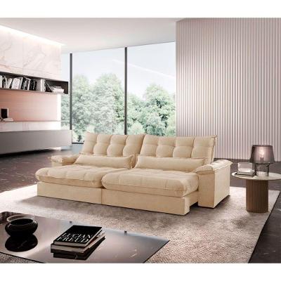 Sofá Classic Linho 02 Módulos 100 Cm B25 Meu Sofá Online A294 Linho Creme