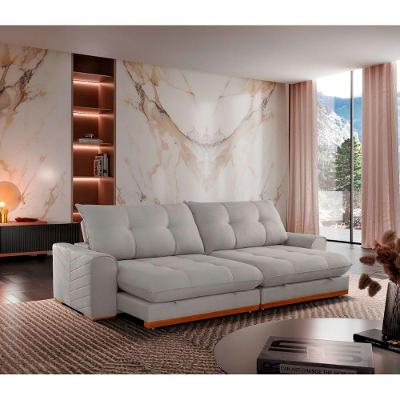 Sofá Argo Veludo 02 Módulos 90 Cm B25cm Meu Sofá Online B026 Veludo Prata