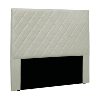 Cabeceira Cama Box Solteiro 90 Cm Dubai Veludo Prata S04 - D'rossi