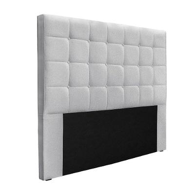 Cabeceira Cama Box Solteiro 90 Cm Verona Linho S04 Cor Grigio
