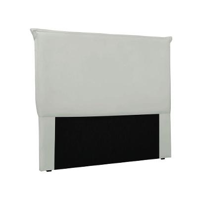 Cabeceira Cama Box Solteiro 90 Cm Garden Veludo S04 Cor Prata