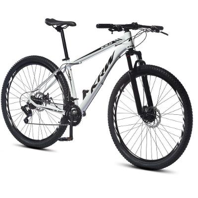 Bicicleta Aro 29 Krw Alumínio 24 Vel Freio A Disco X52 Cor:branco/preto;tamanho Quadro:15.5