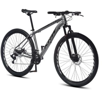 Bicicleta Aro 29 Krw Alumínio 24 Vel Freio A Disco X52 Cor:grafite/preto Fosco;tamanho Quadro:21