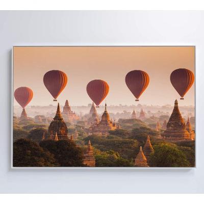 Quadro Balões Sobre Bagan Mianmar Medidas 60x90 Cm Impressão Tecido Canvas
