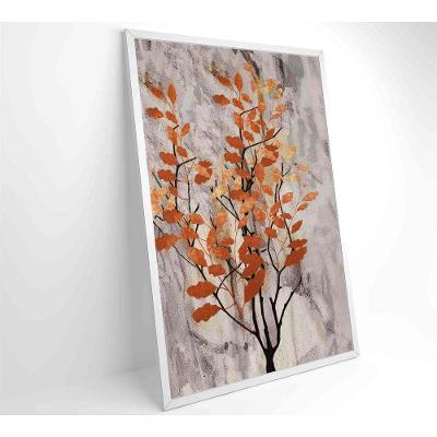 Quadro Pintura óleo Folhas No Outono Medidas 40x60 Cm Impressão Tecido Canvas